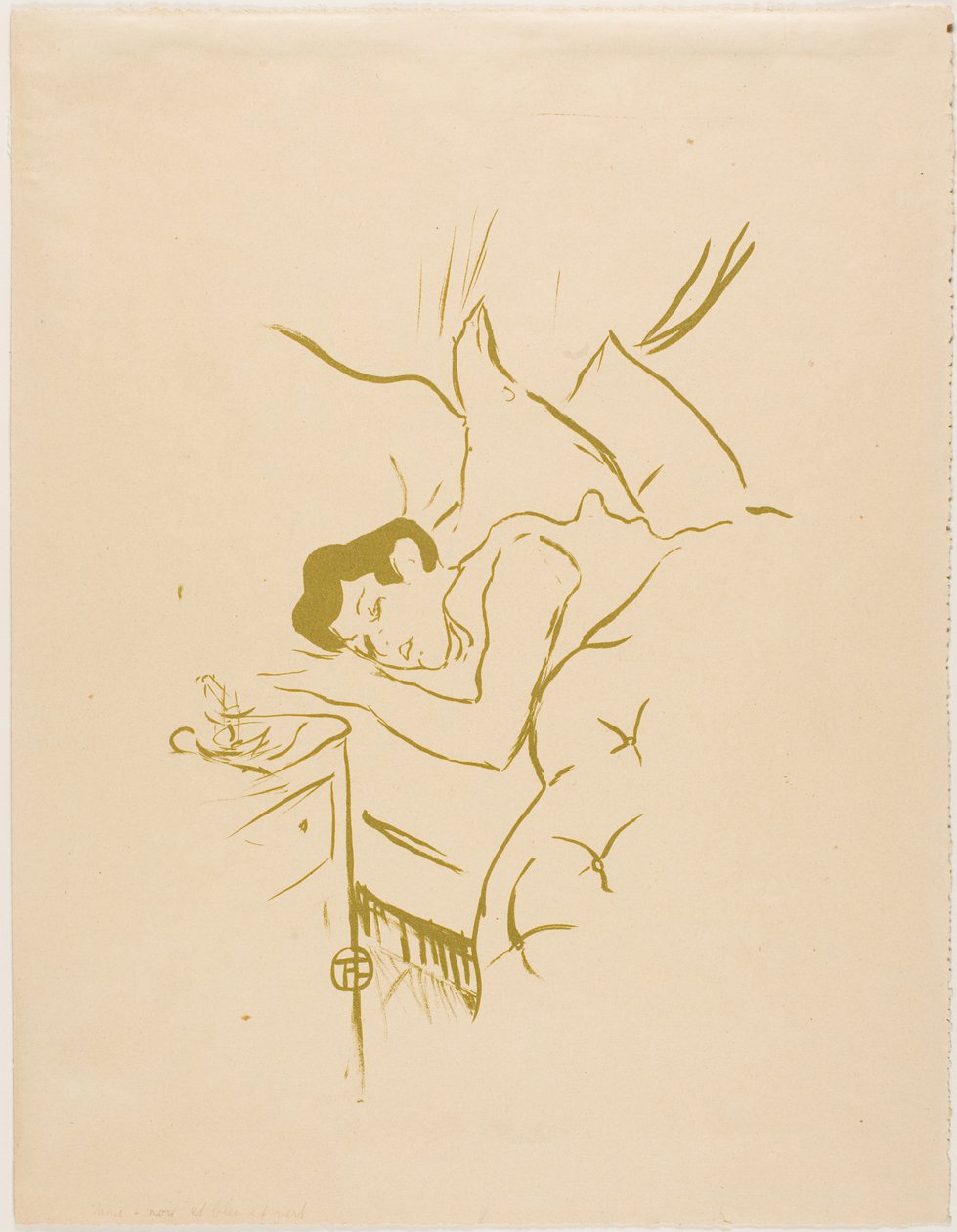 Twoje usta autorstwa Henri de Toulouse-Lautrec