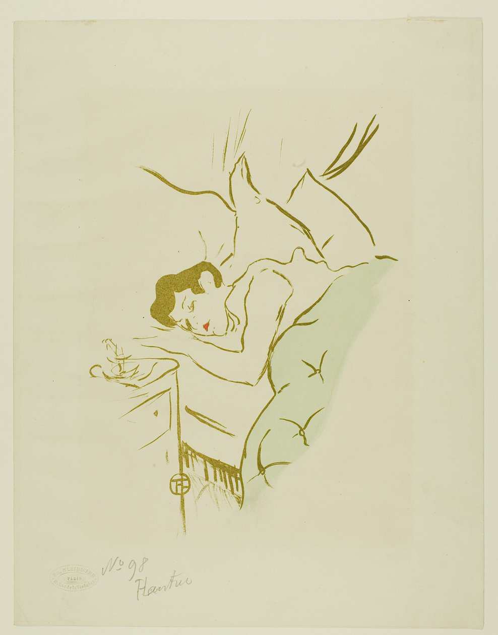 Twoje usta autorstwa Henri de Toulouse-Lautrec