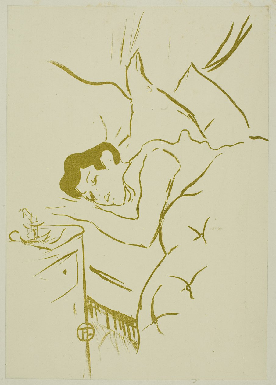 Twoje usta autorstwa Henri de Toulouse-Lautrec