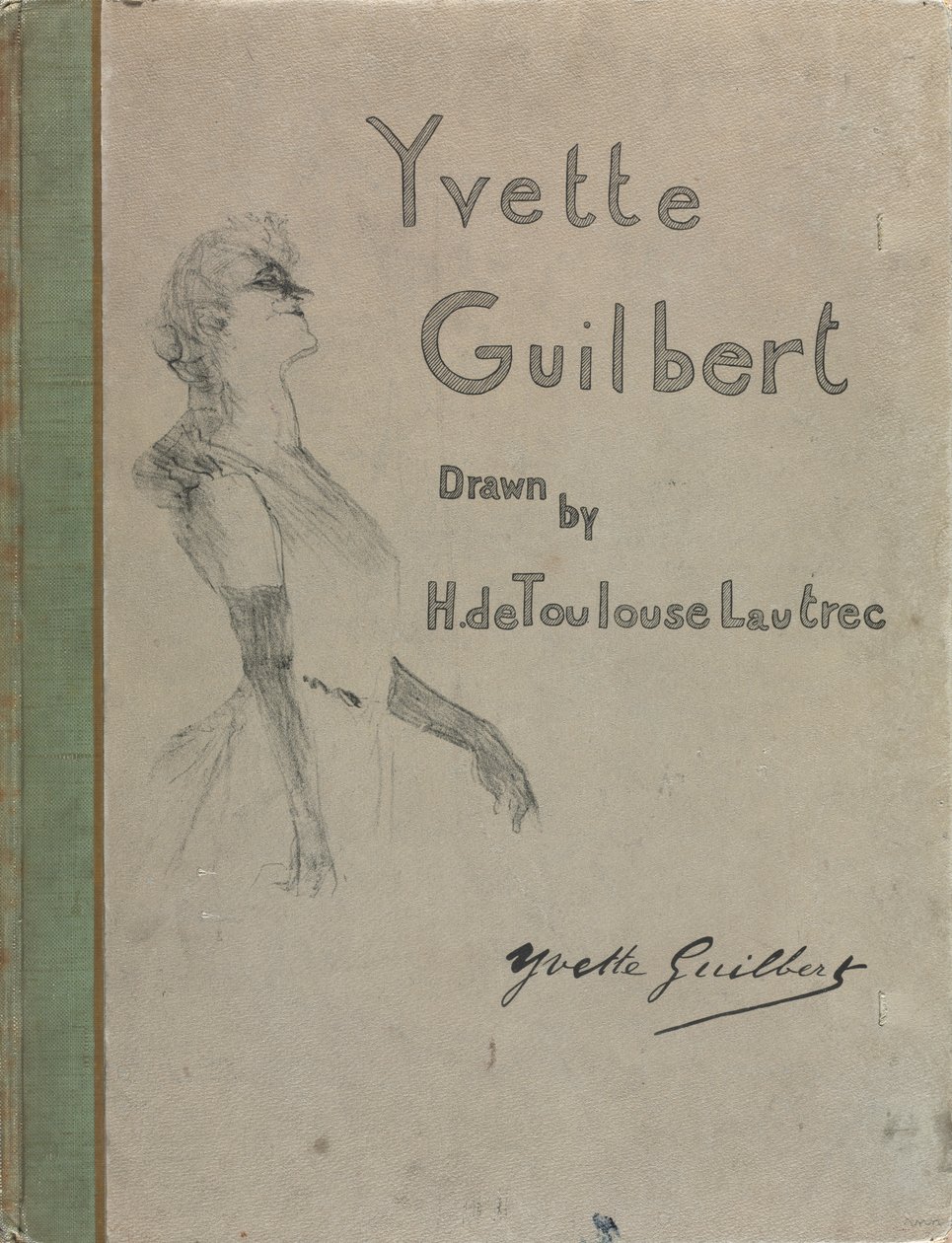 Yvette Guilbert-angielska seria autorstwa Henri de Toulouse-Lautrec