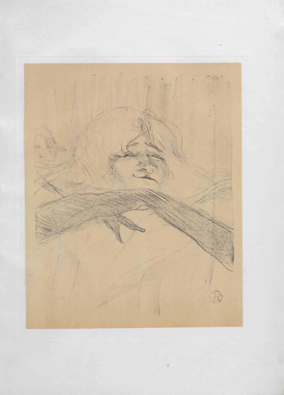 Yvette Guilbert-angielska seria: Zatrzymaj się dłużej Loo autorstwa Henri de Toulouse-Lautrec