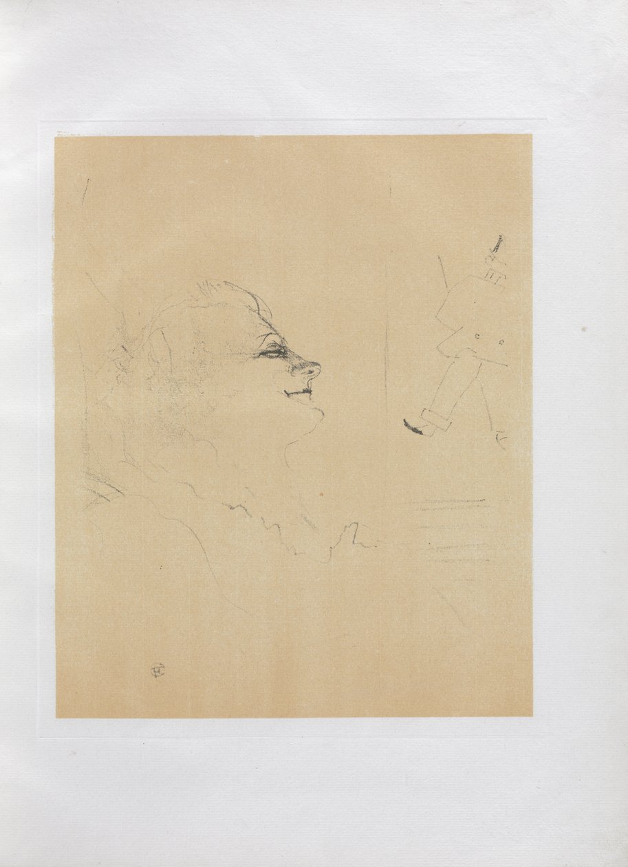 Yvette Guilbert-angielska seria: Pessima autorstwa Henri de Toulouse-Lautrec