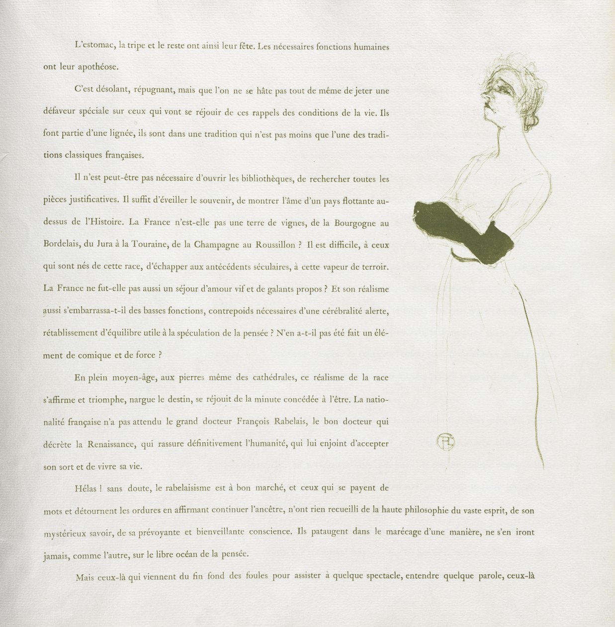 Yvette Guilbert-seria francuska: nr 10 autorstwa Henri de Toulouse-Lautrec