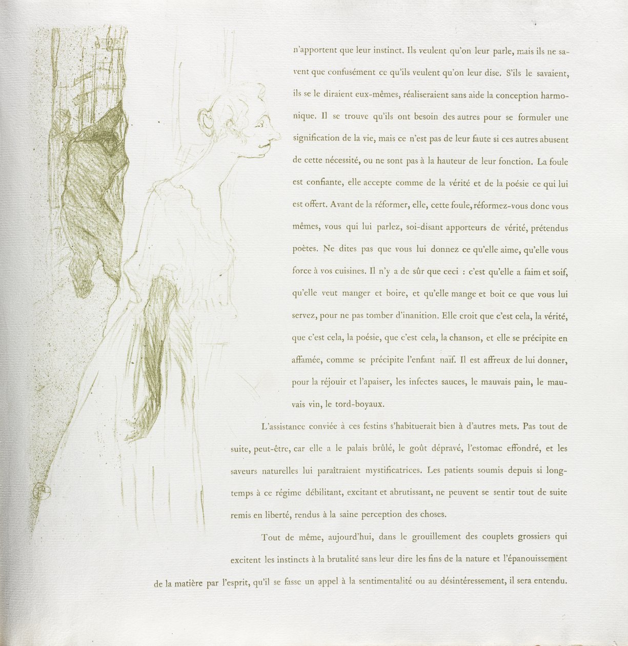 Yvette Guilbert-seria francuska: nr 11 autorstwa Henri de Toulouse-Lautrec