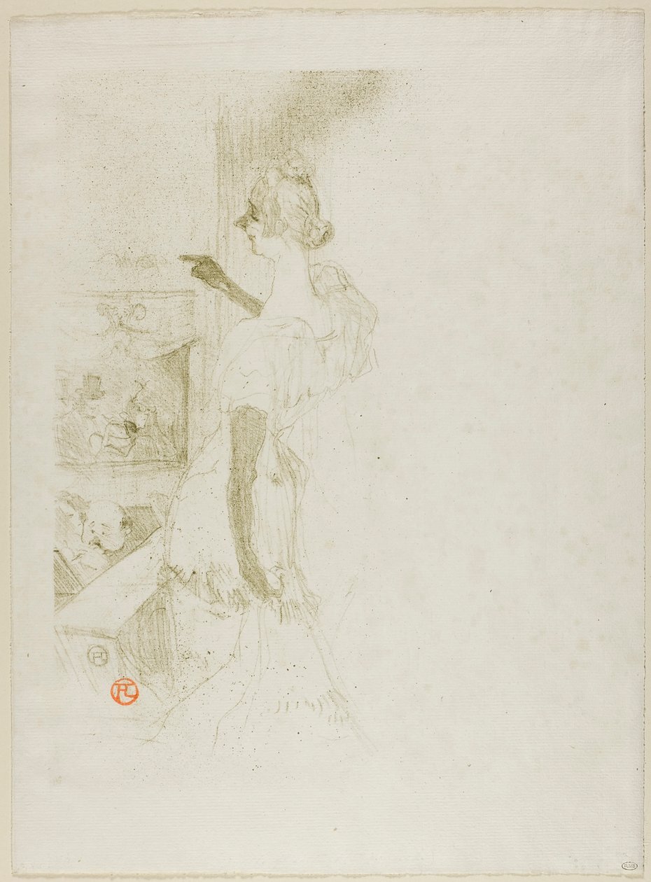 Yvette Guilbert autorstwa Henri de Toulouse-Lautrec