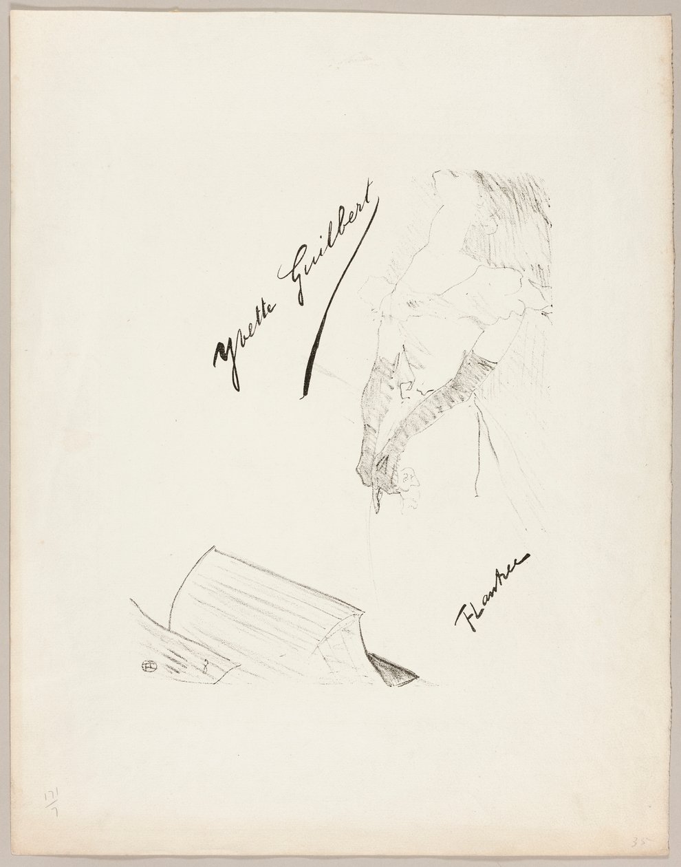 Yvette Guilbert autorstwa Henri de Toulouse-Lautrec