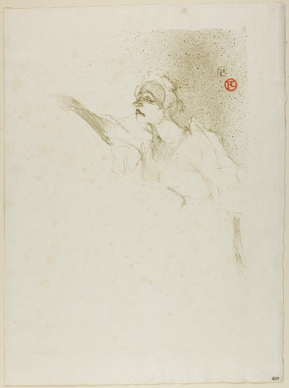 Yvette Guilbert autorstwa Henri de Toulouse-Lautrec