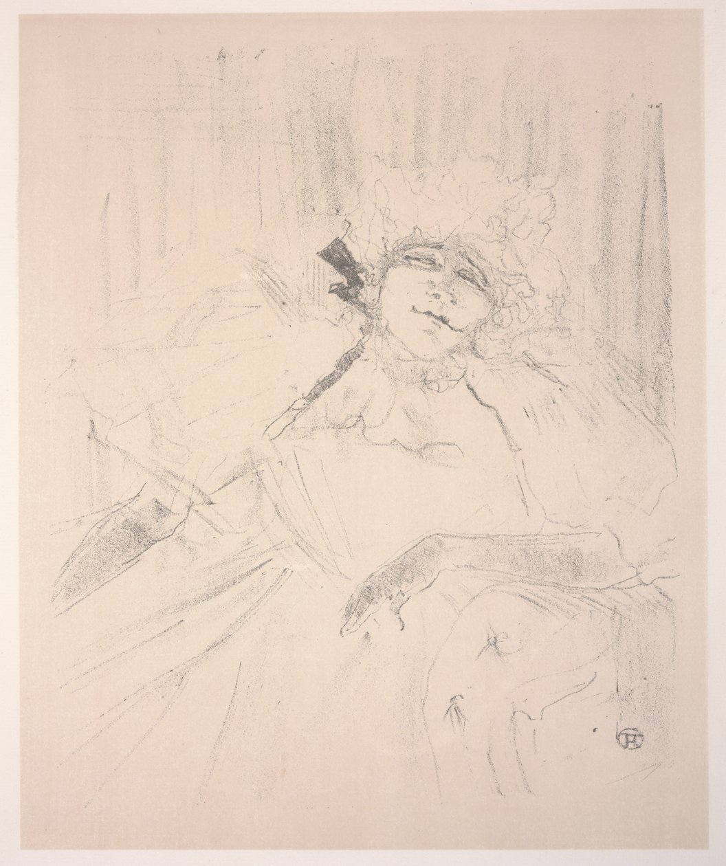 Yvette Guilbert autorstwa Henri de Toulouse Lautrec
