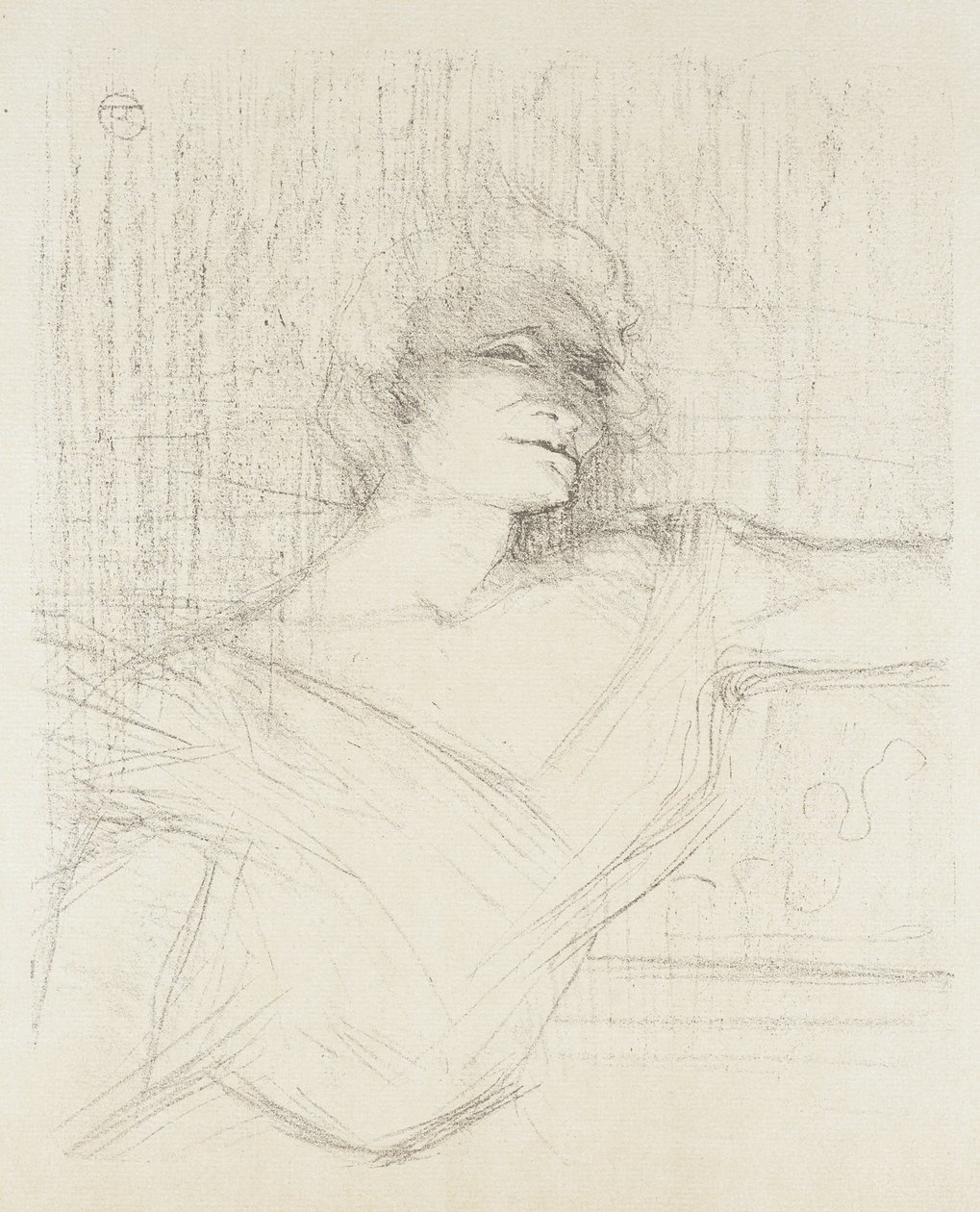 Yvette Guilbert, „Dans la Glu” autorstwa Henri de Toulouse-Lautrec