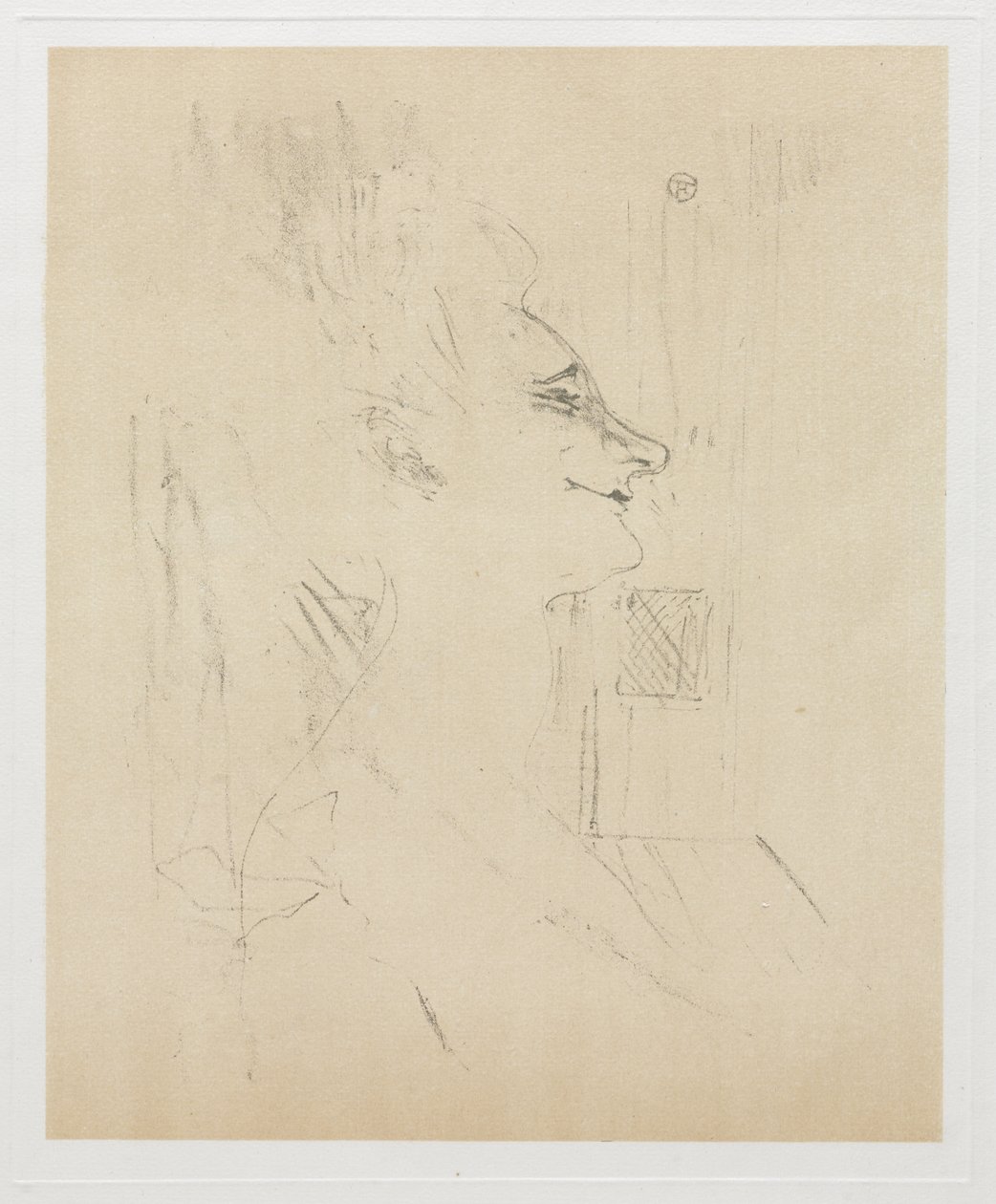 Yvette Guilbert odurzona autorstwa Henri de Toulouse-Lautrec