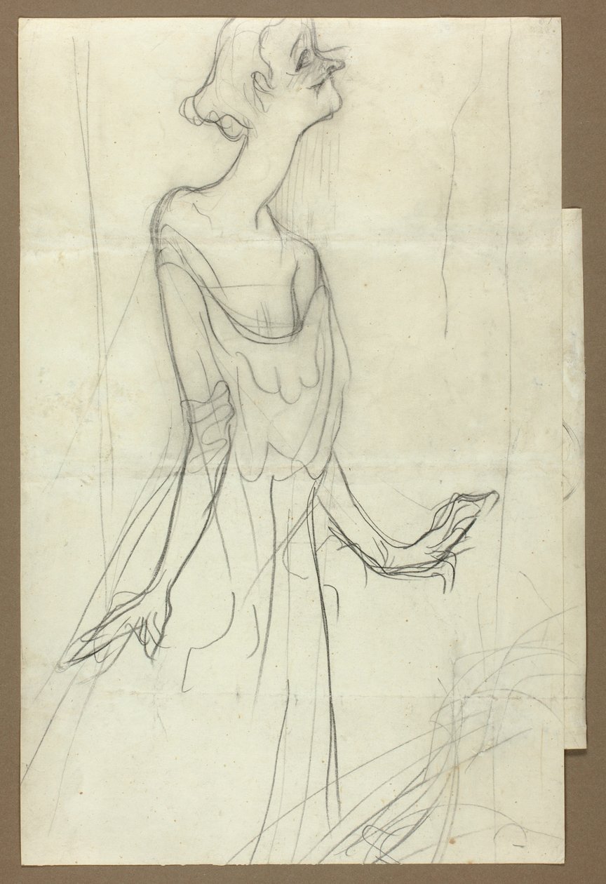 Yvette Guilbert śpiewa autorstwa Henri de Toulouse-Lautrec