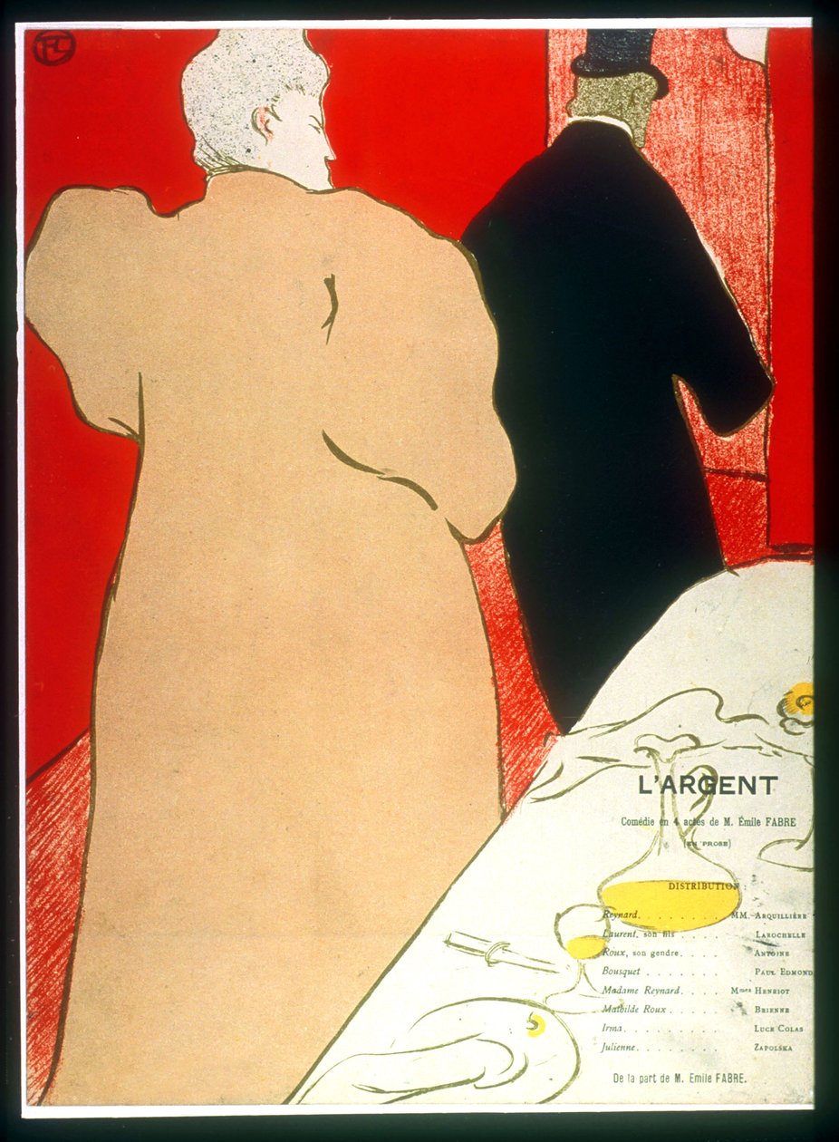plakat autorstwa Toulouse-Lautreca do sztuki L