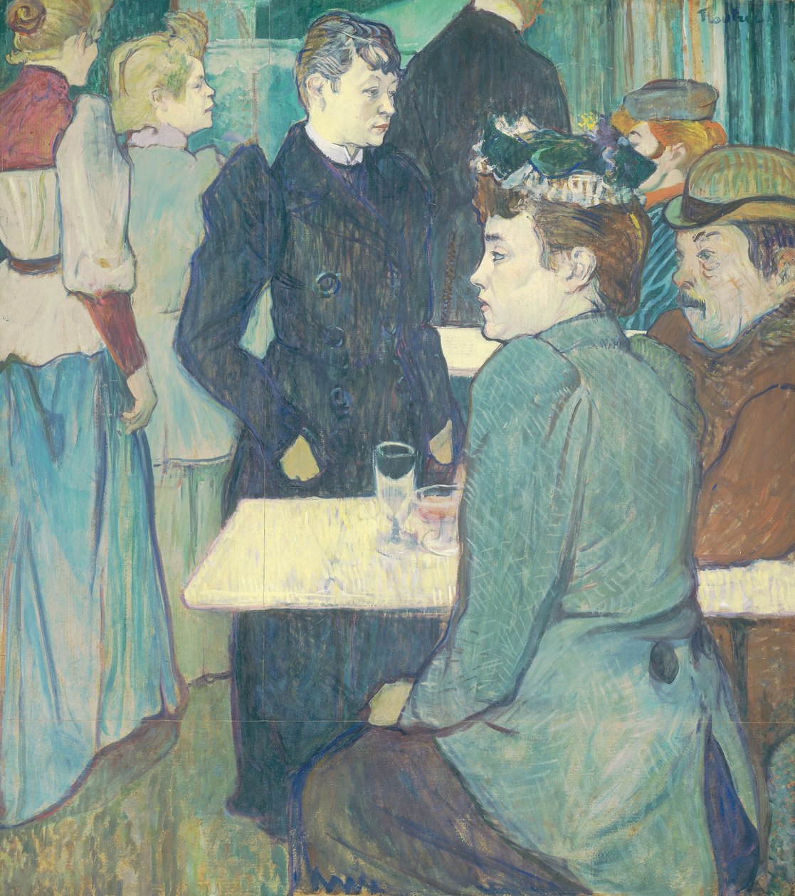 Zakątek Moulin de la Galette autorstwa Henri de Toulouse Lautrec