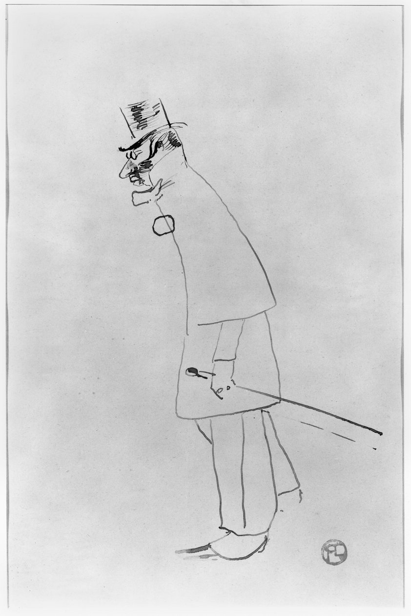 Lekarz domowy, Gabriel Tapie de Celeyran (1869-1930) 1894 autorstwa Henri de Toulouse Lautrec