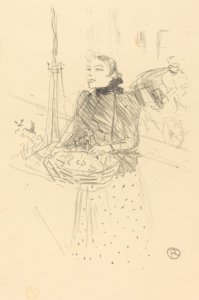 Kup moje piękne fiołki autorstwa Henri de Toulouse Lautrec