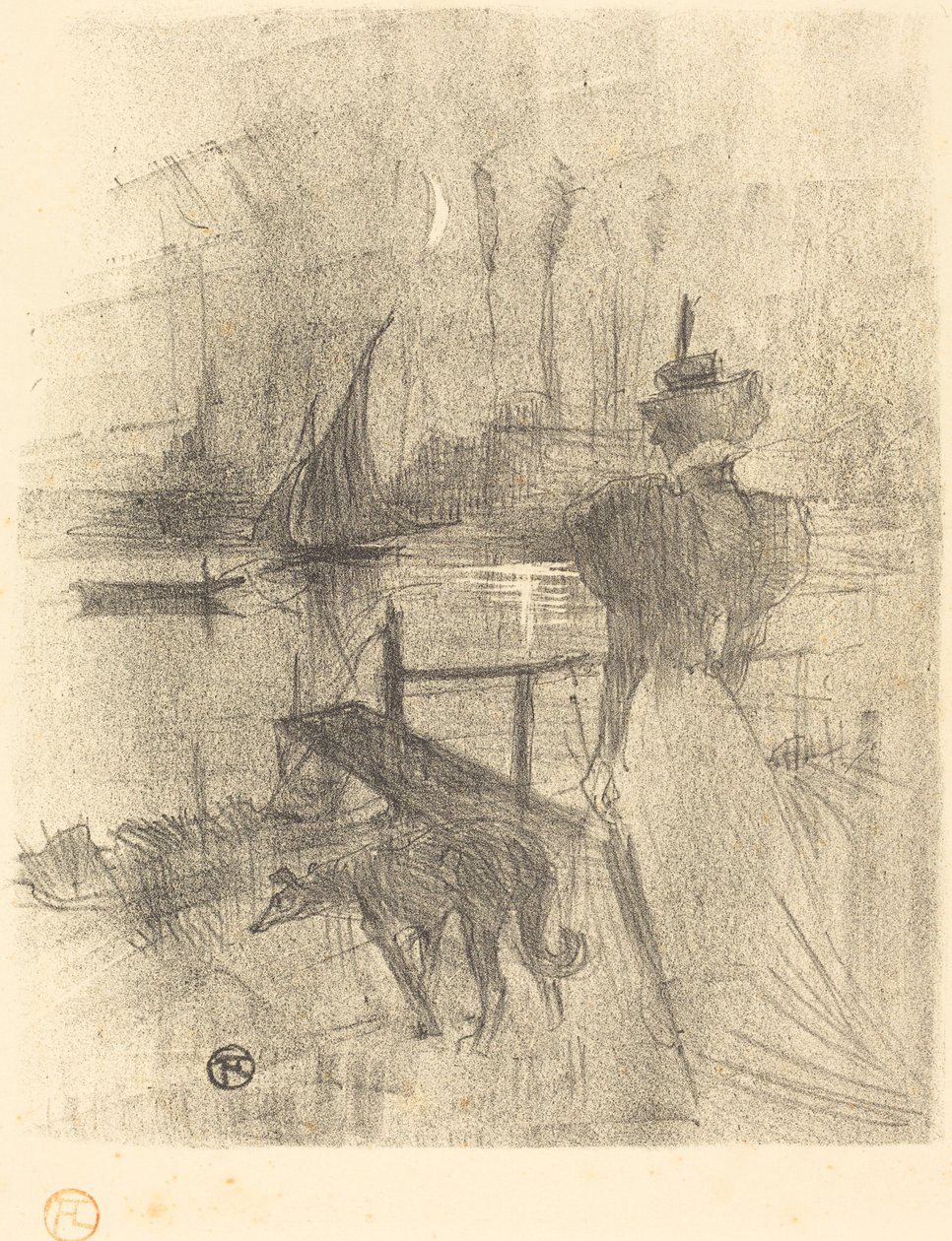 Adieu, 1895. autorstwa Henri de Toulouse Lautrec