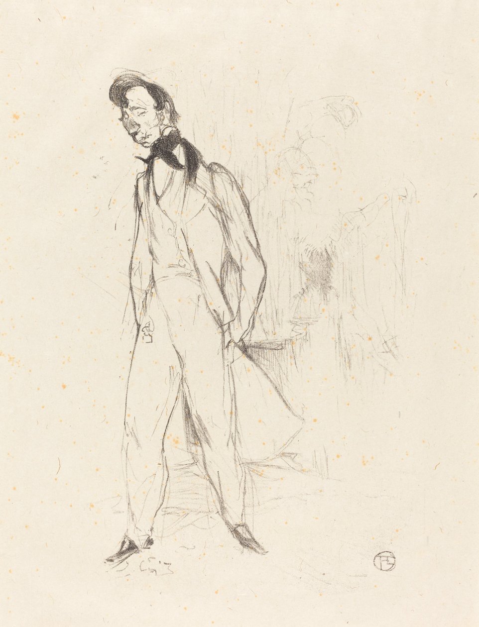 Adolf lub smutny młody człowiek autorstwa Henri de Toulouse Lautrec