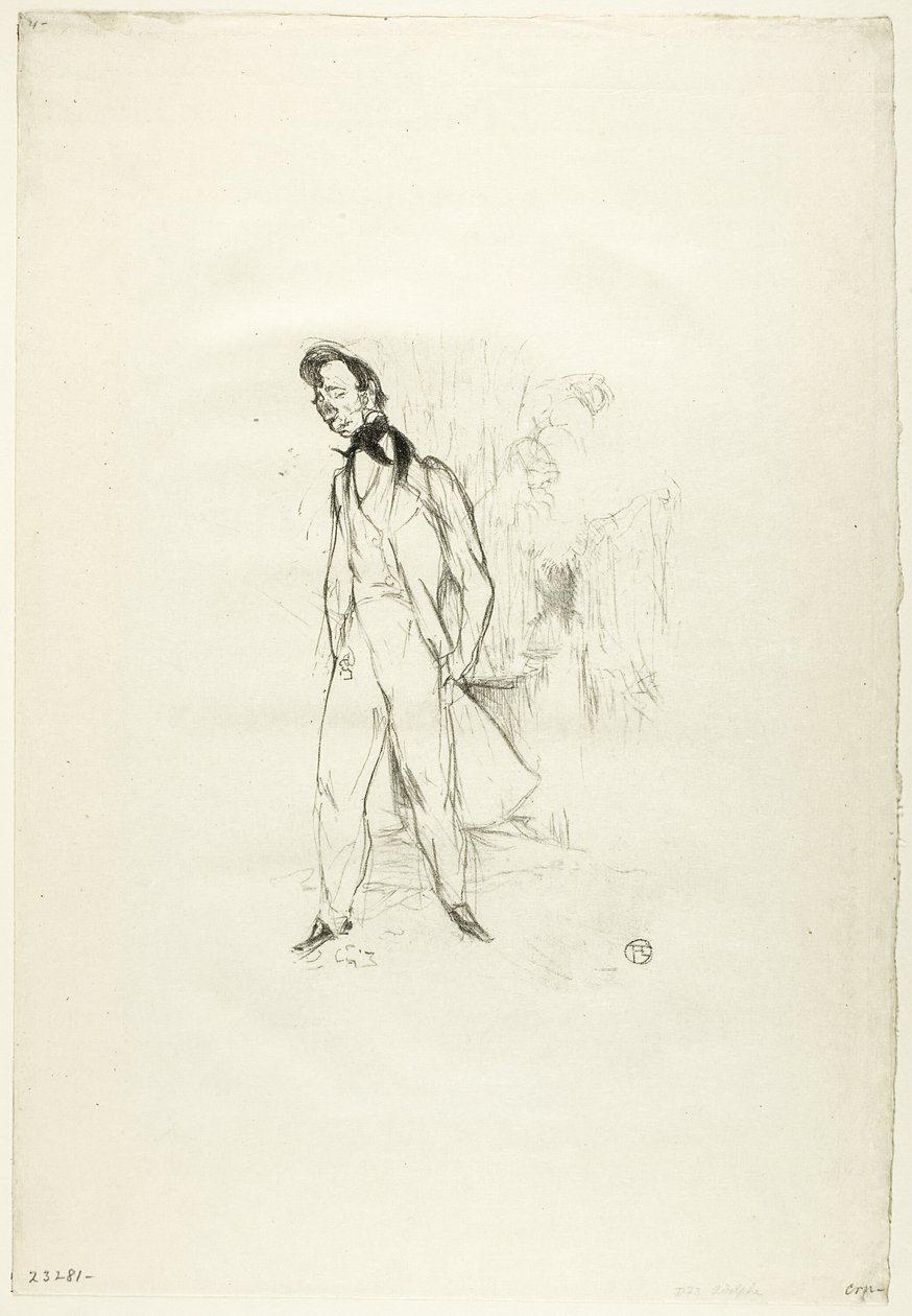 Adolf lub młody smutny człowiek autorstwa Henri de Toulouse Lautrec