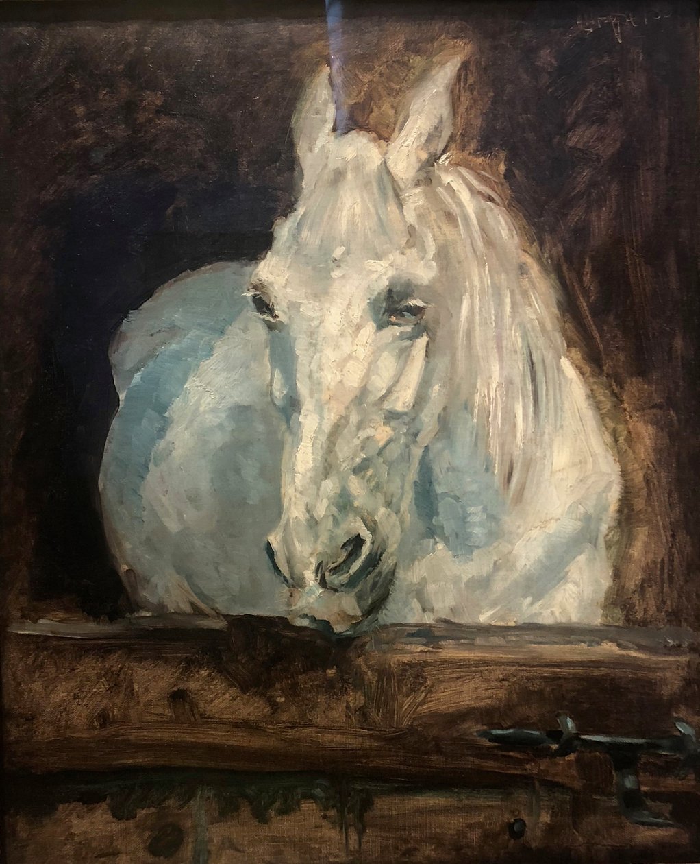 Albertina 2018 Henri de Toulouse-Lautrec Gazela na białym koniu autorstwa Henri de Toulouse Lautrec