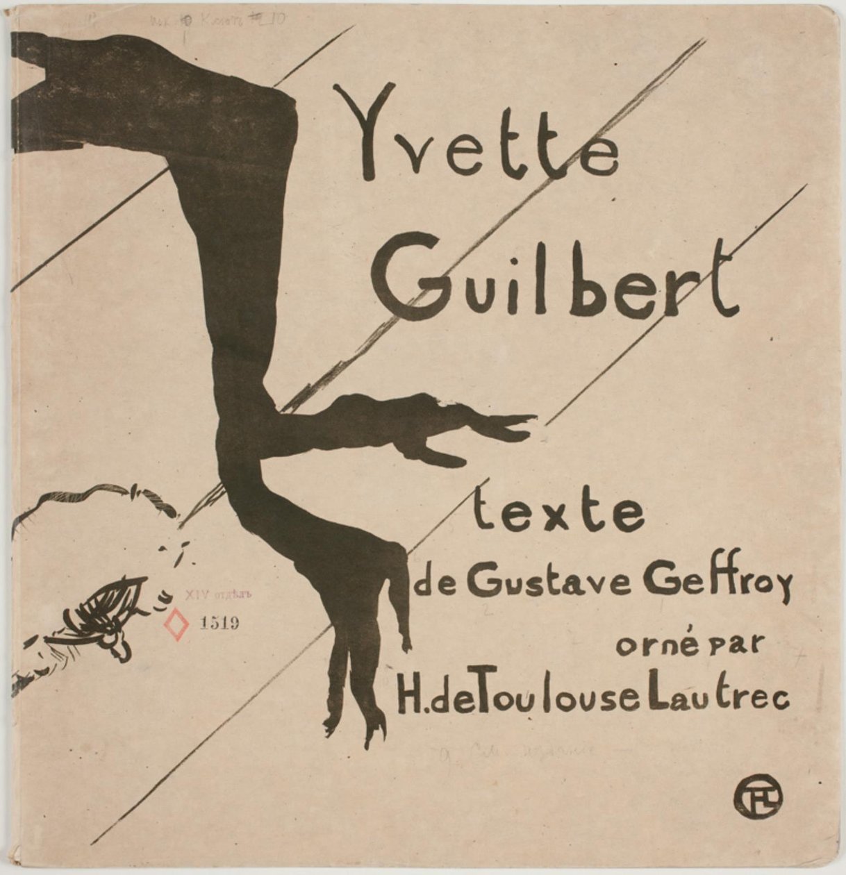 Album na stronie: Yvette Guilbert autorstwa Henri de Toulouse Lautrec