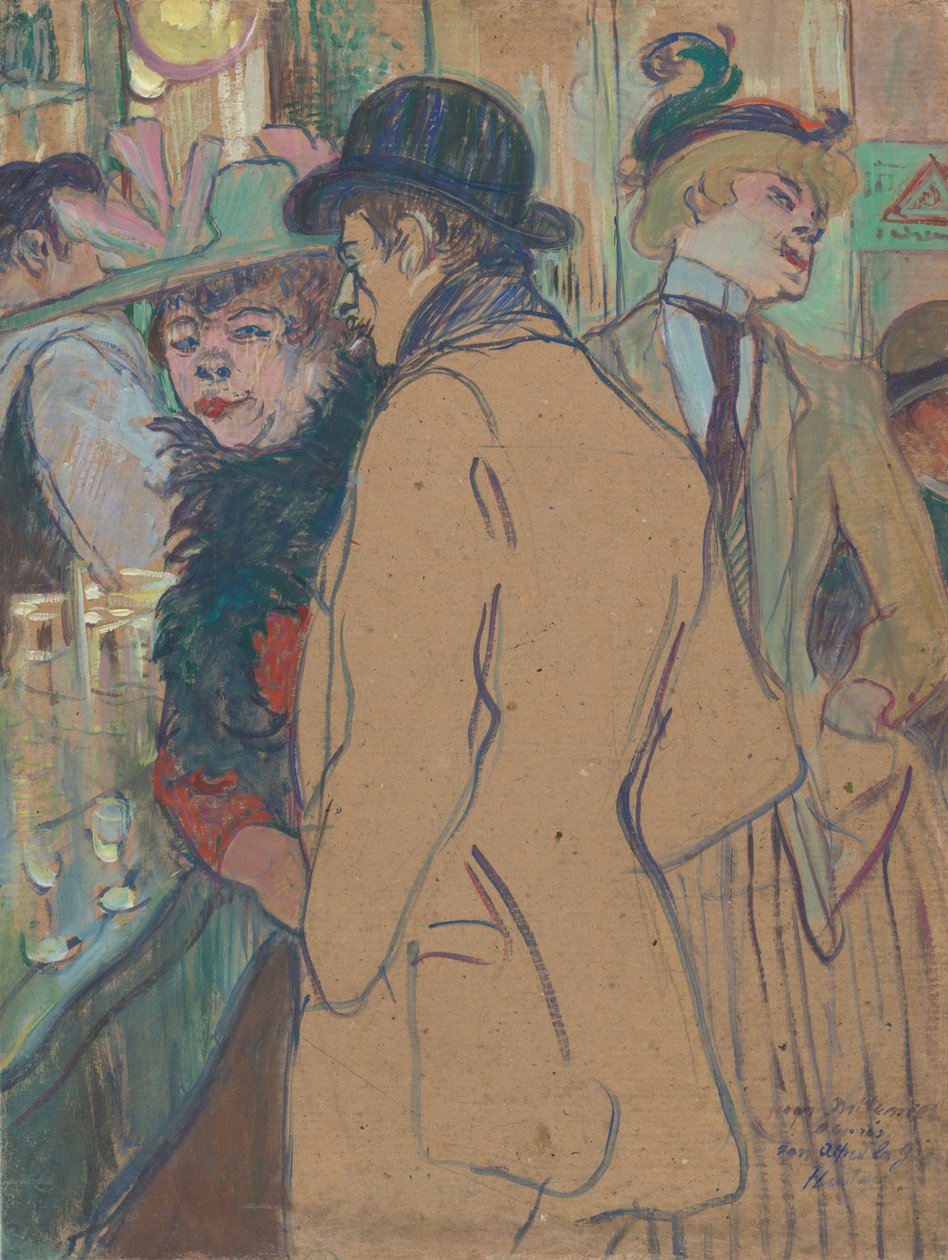Alfred la Guigne, 1894. autorstwa Henri de Toulouse Lautrec