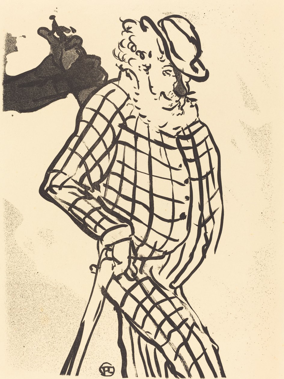 Amerykańska piosenkarka autorstwa Henri de Toulouse Lautrec