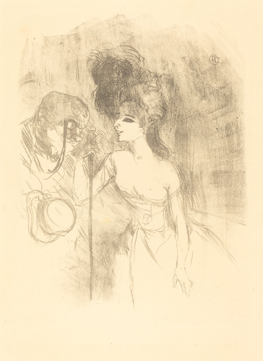Anna Held i Baldy (Anna Held i Baldy) autorstwa Henri de Toulouse Lautrec