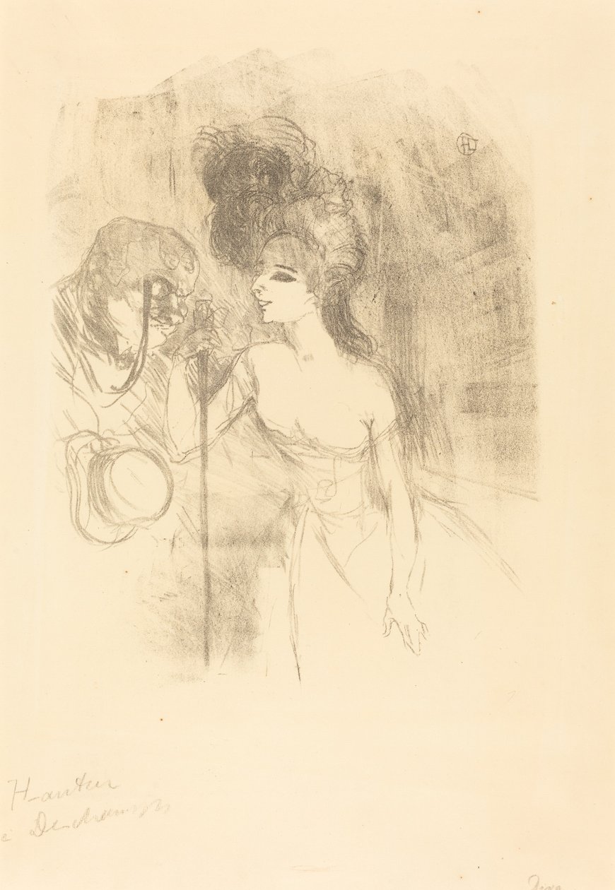 Anna Held i Baldy (Anna Held i Baldy) autorstwa Henri de Toulouse Lautrec