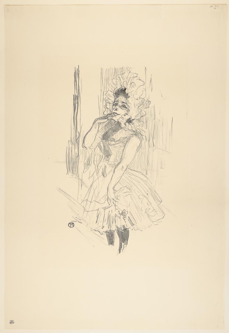 Anna Held, w Wszystkie te panie w teatrze autorstwa Henri de Toulouse Lautrec