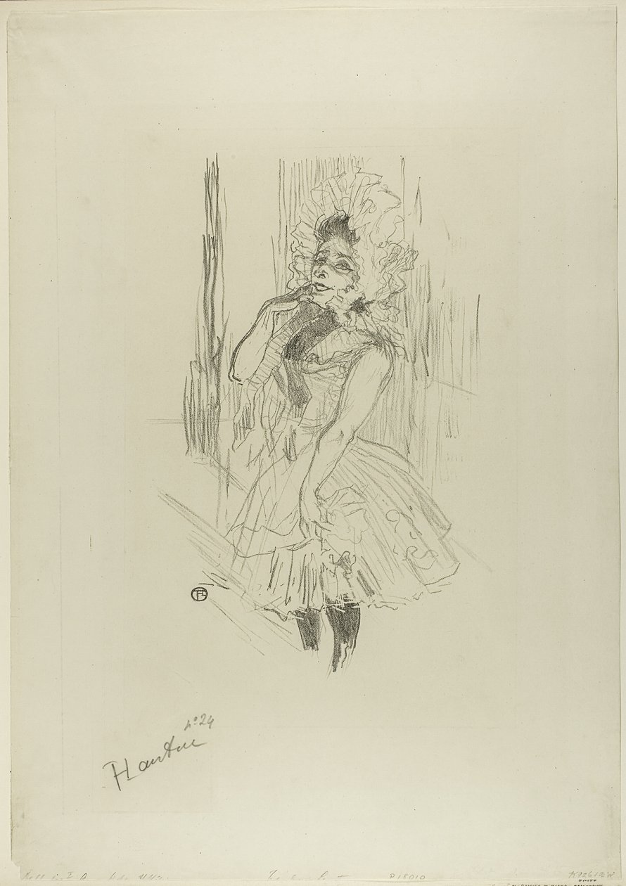 Anna Held, w Wszystkie te panie w teatrze autorstwa Henri de Toulouse Lautrec