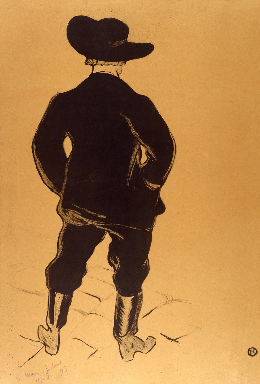 Aristide Bruant w Mirliton autorstwa Henri de Toulouse Lautrec