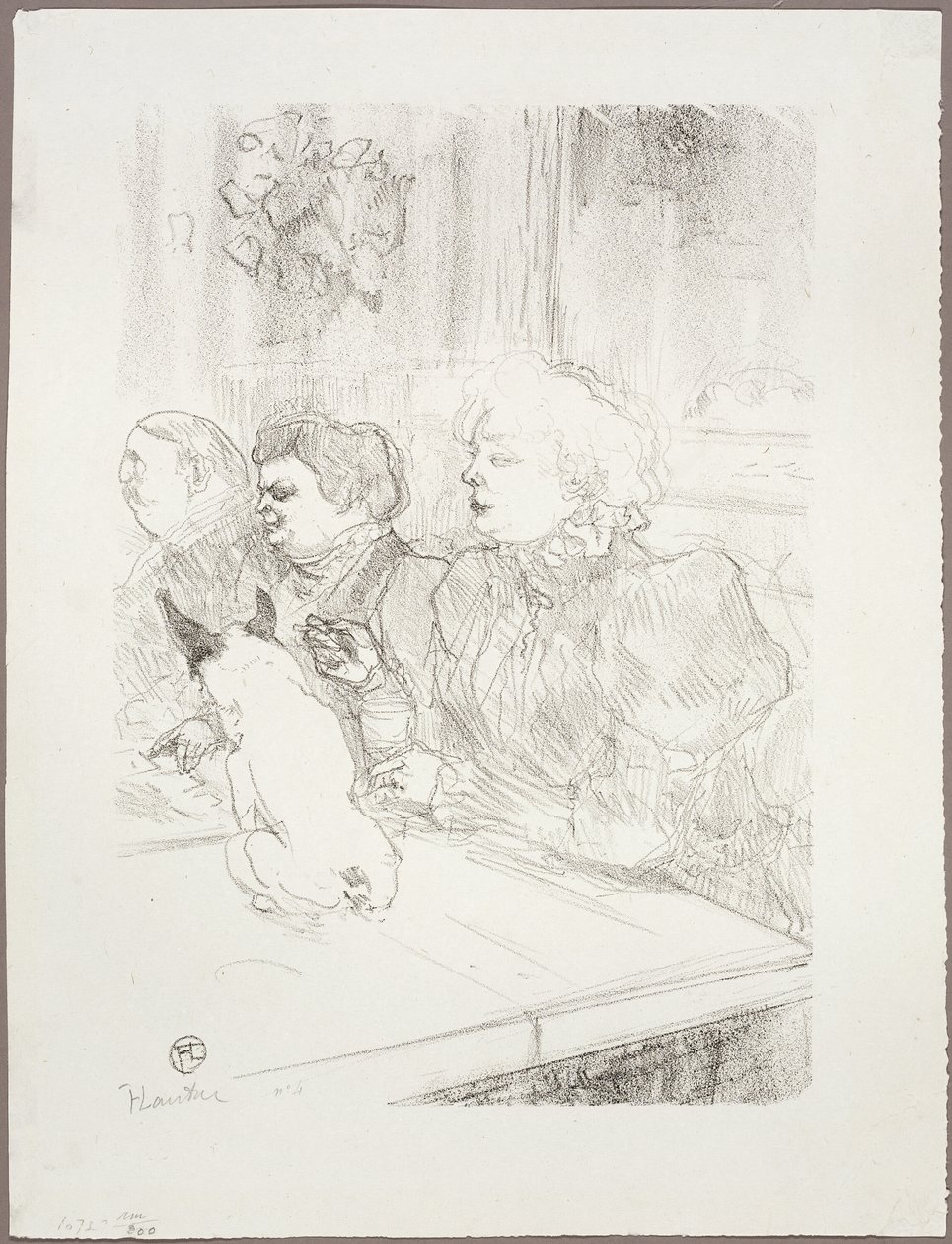W La Souris, Madame Palmyre autorstwa Henri de Toulouse Lautrec
