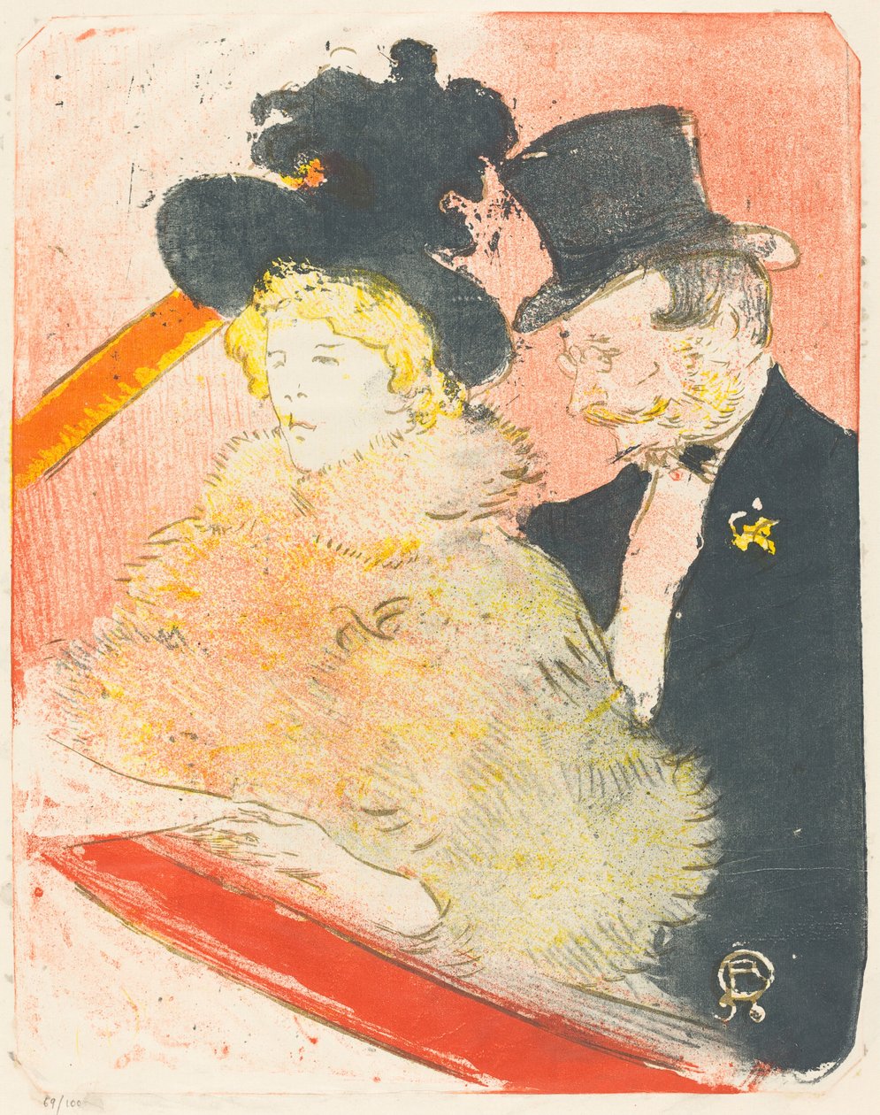 Na koncercie (koncert Au) autorstwa Henri de Toulouse Lautrec