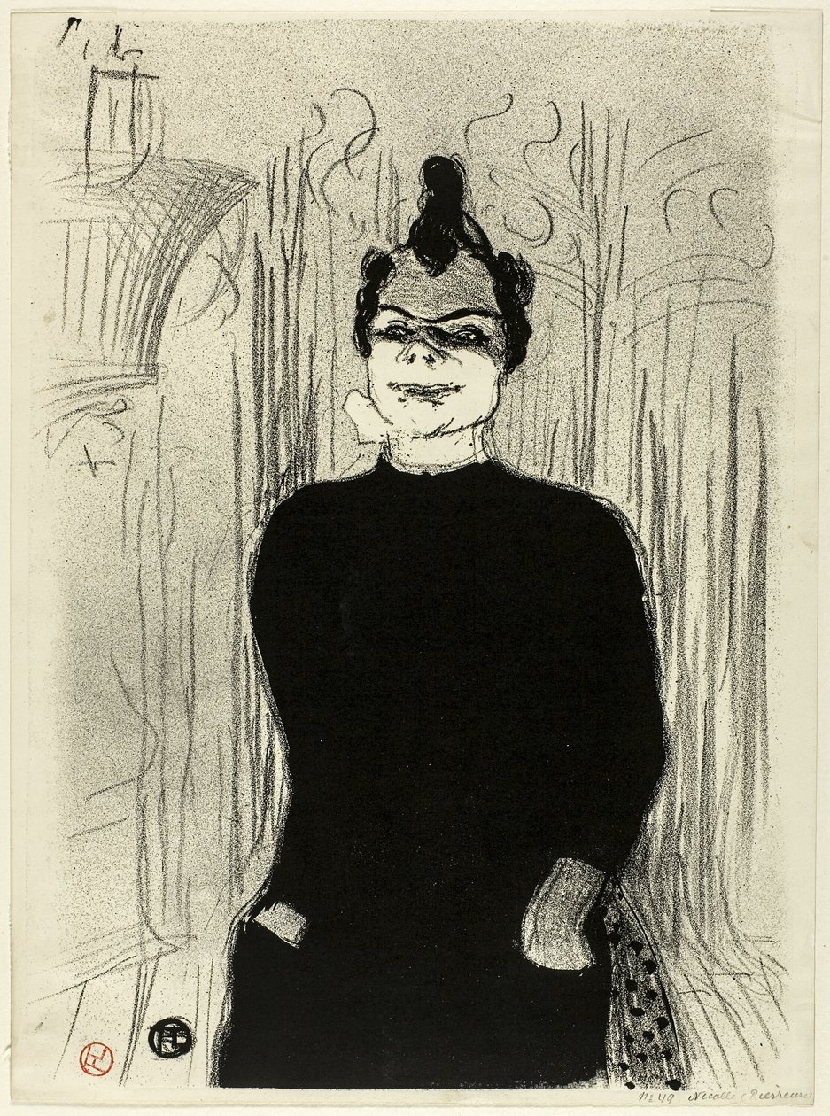 W Gaieté Rochechouart: Nicolle autorstwa Henri de Toulouse Lautrec
