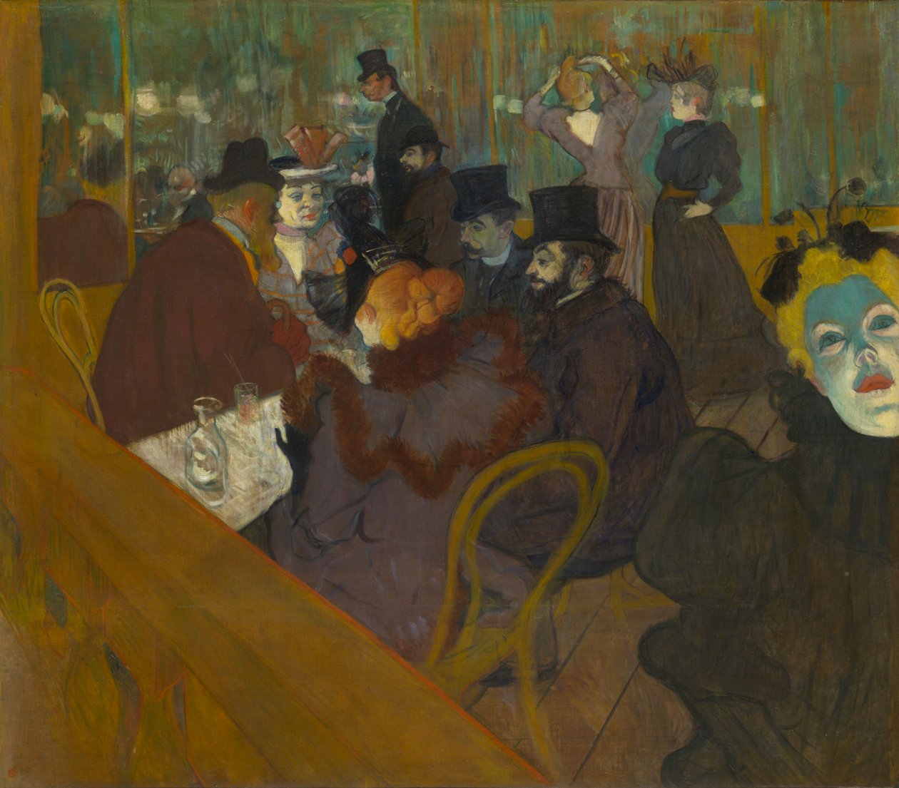 W Moulin Rouge autorstwa Henri de Toulouse Lautrec