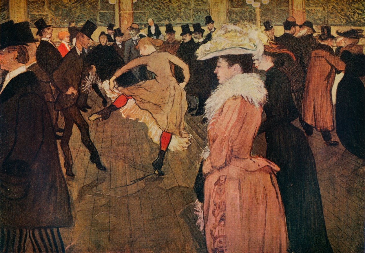 Taniec w Moulin Rouge, 1890 1934 autorstwa Henri de Toulouse Lautrec