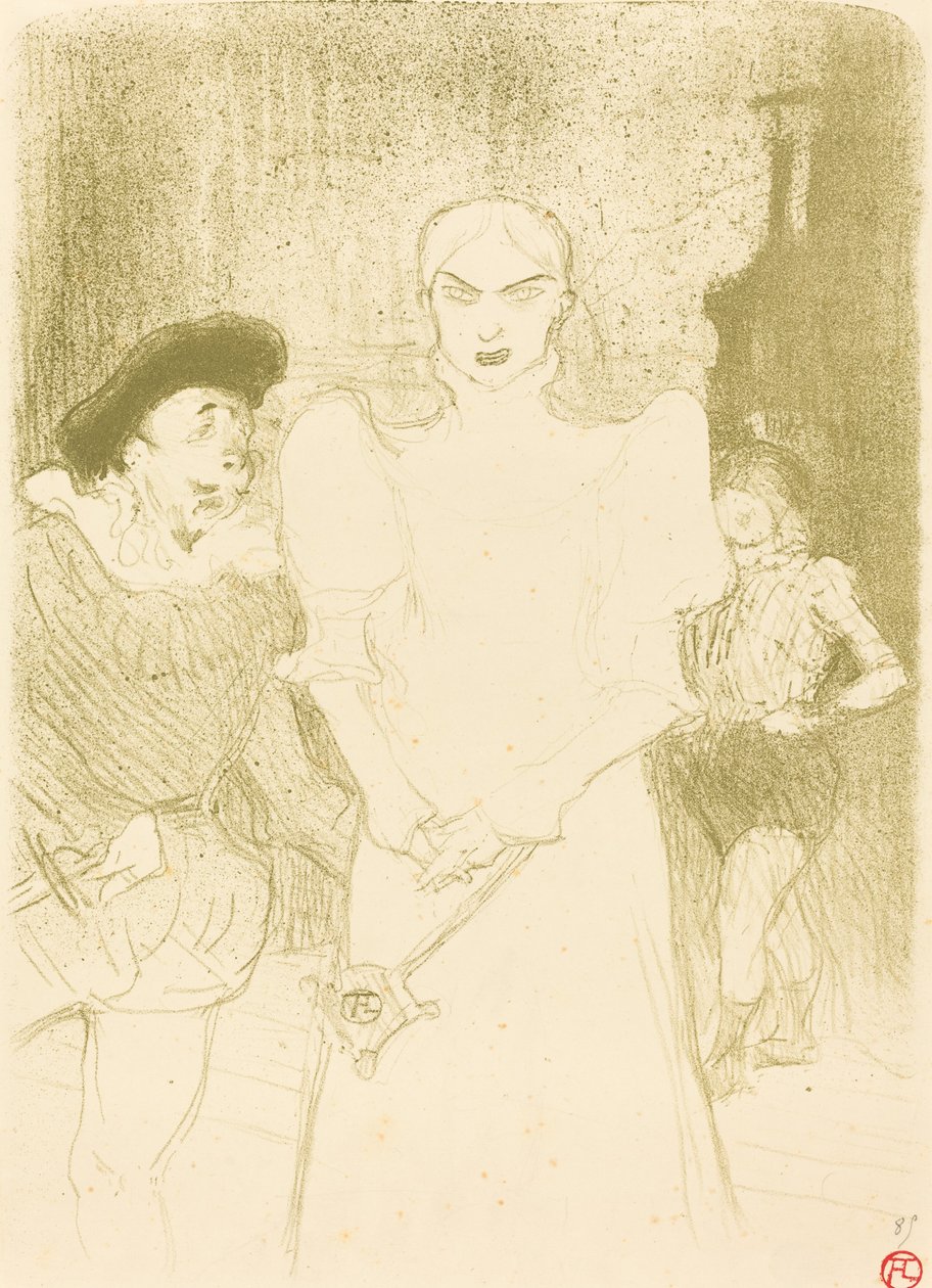 W operze: pani Caron w „Fauście” autorstwa Henri de Toulouse Lautrec