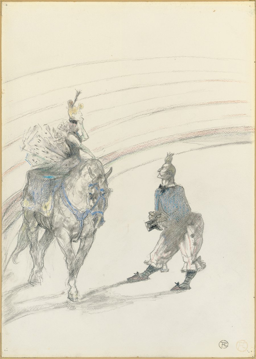 W cyrku: Panelista, 1899 autorstwa Henri de Toulouse Lautrec