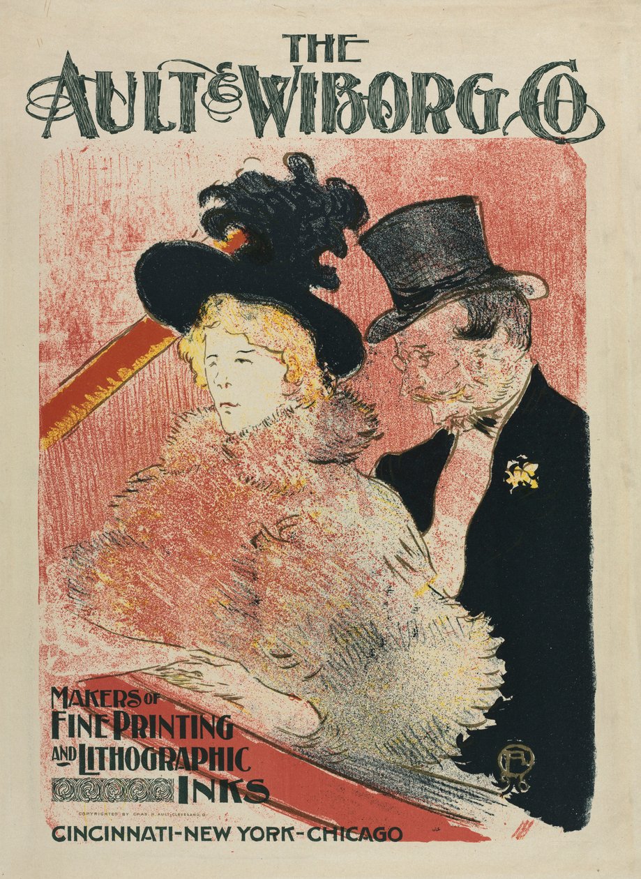 Na koncercie, 1896. autorstwa Henri de Toulouse Lautrec
