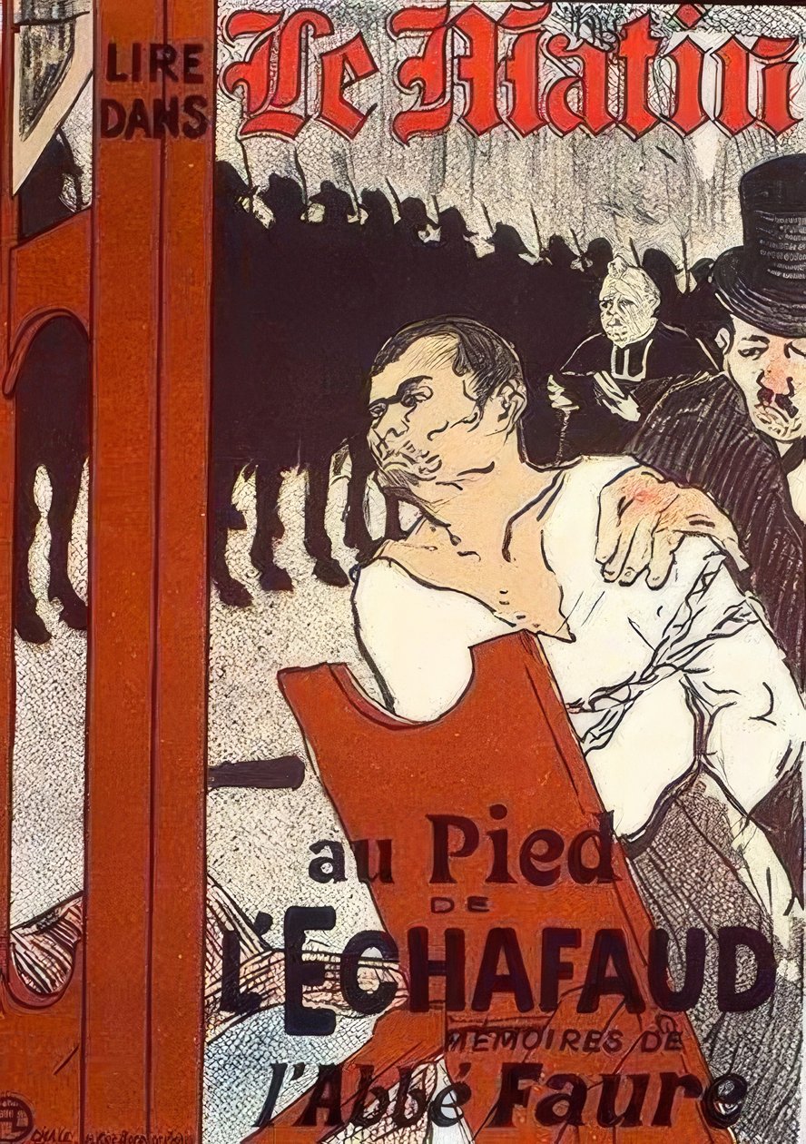U stóp rusztowania autorstwa Henri de Toulouse Lautrec