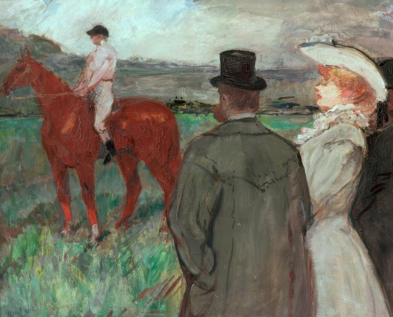 Na wyścigach autorstwa Henri de Toulouse Lautrec