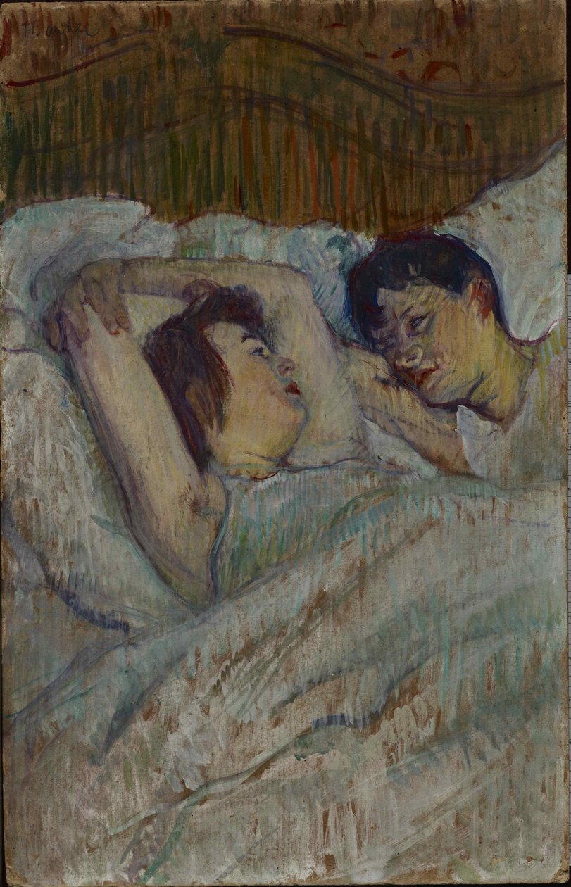 W łóżku, 1892. autorstwa Henri de Toulouse Lautrec