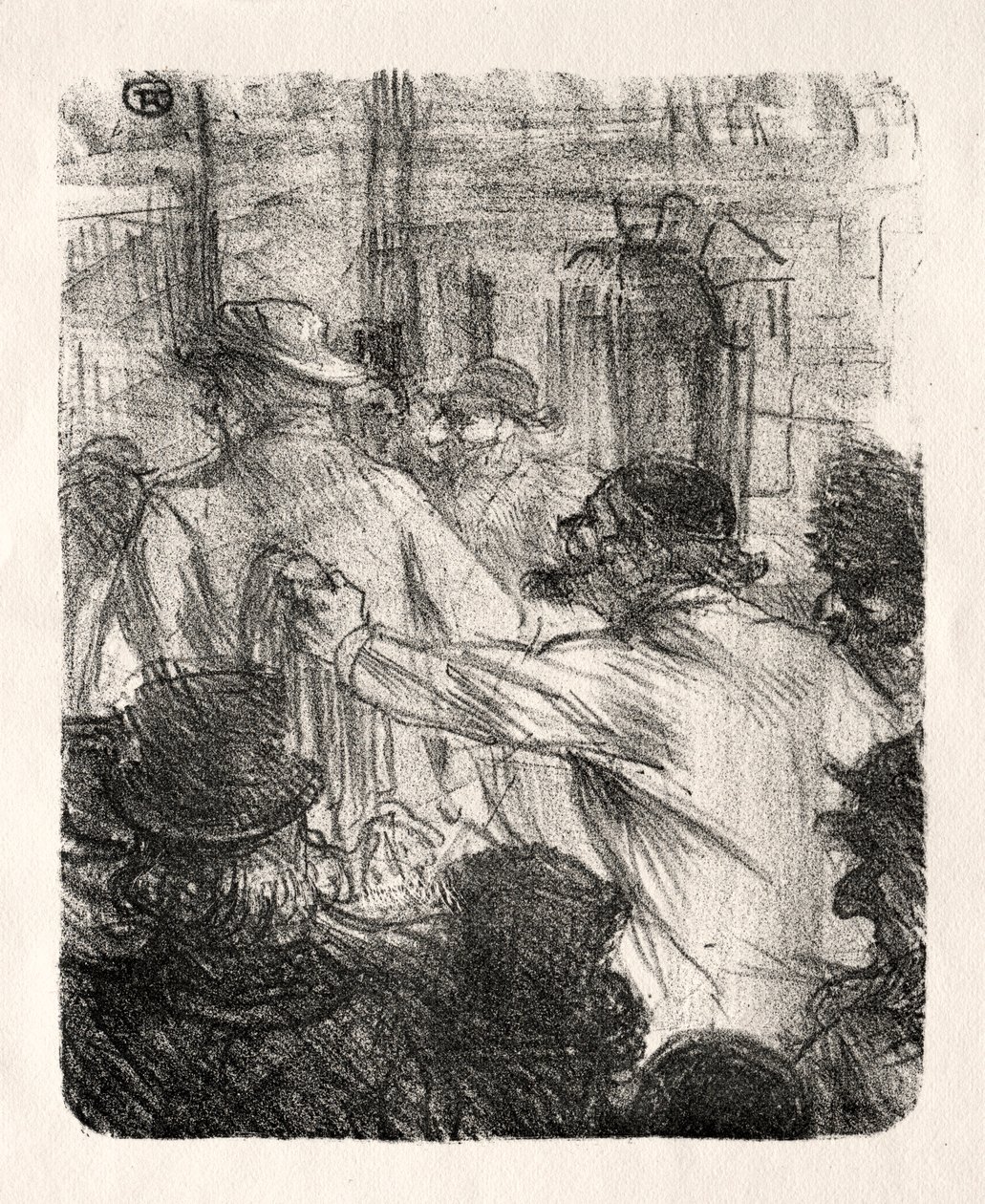 U stóp Synaju: Sukiennice, Kraków, 1898. autorstwa Henri de Toulouse Lautrec