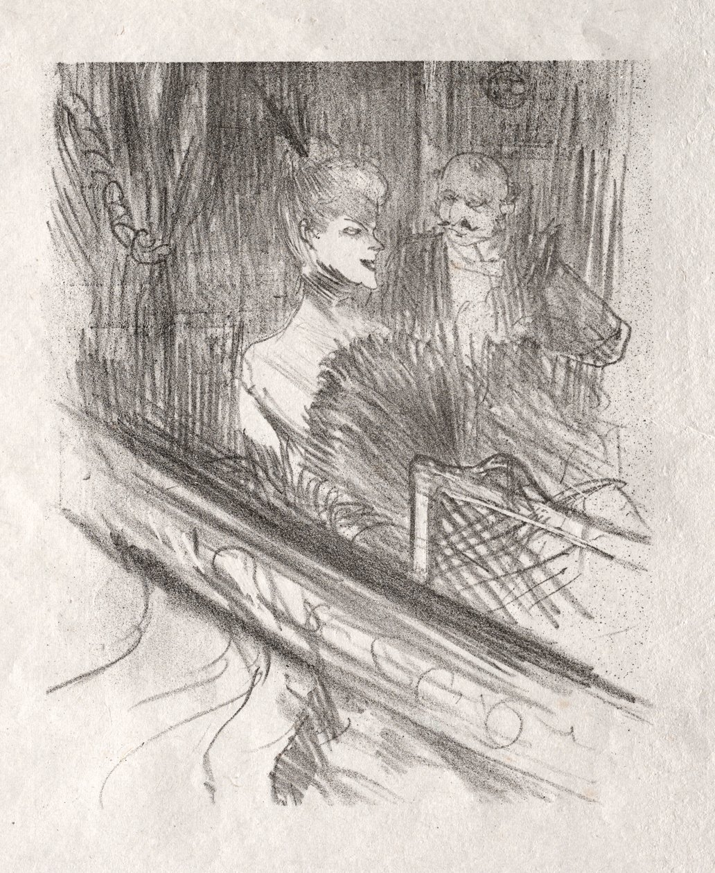 U stóp Synaju: Baron Moïse, 1898. autorstwa Henri de Toulouse Lautrec