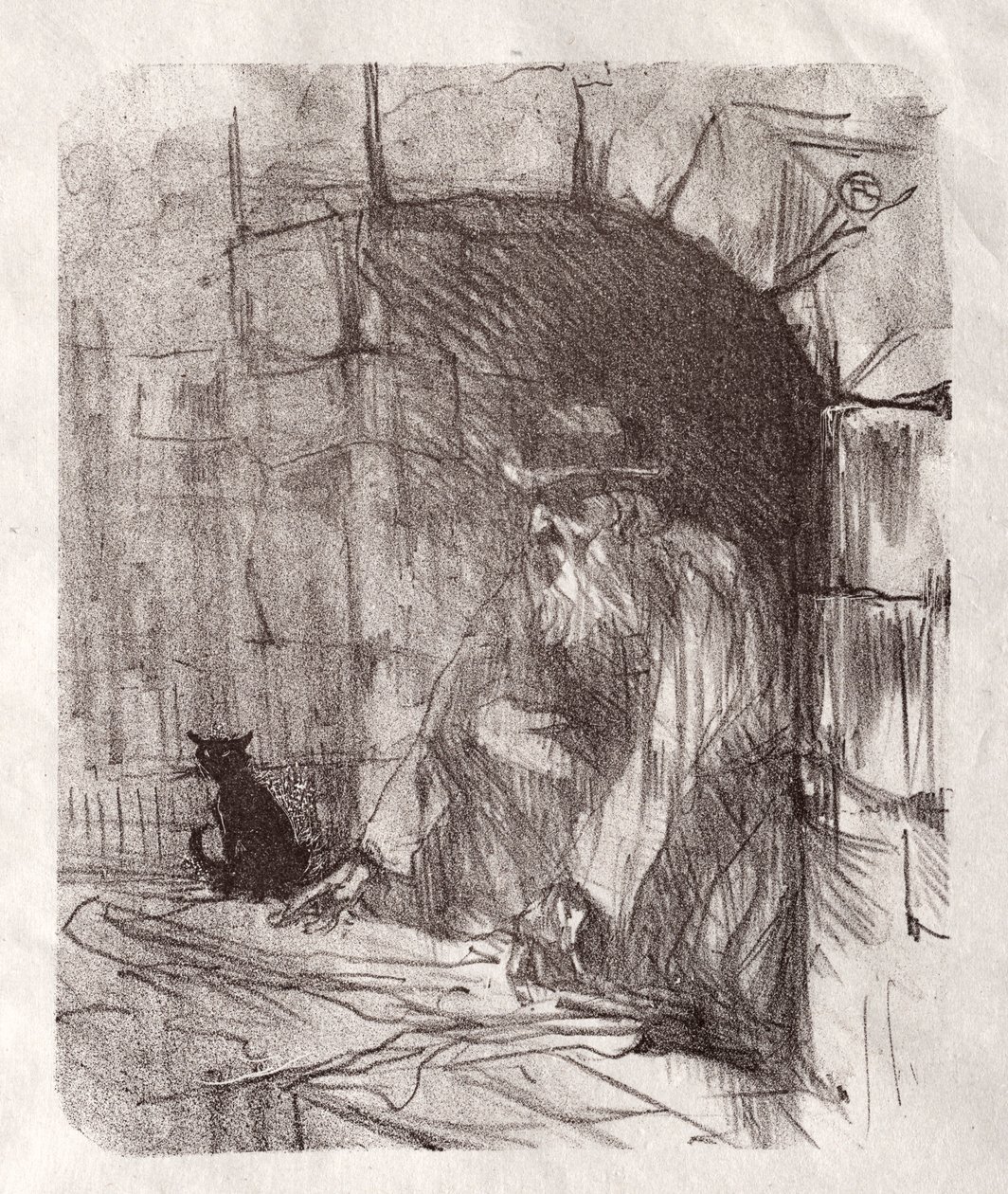 U stóp Synaju: Sklep na tyłach w Krakowie, 1898. autorstwa Henri de Toulouse Lautrec