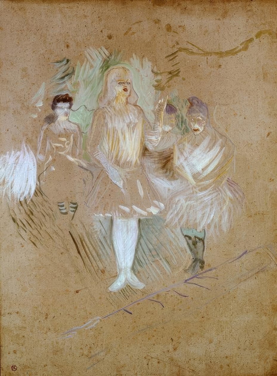 Aux Folies-Bergère: Dodatki autorstwa Henri de Toulouse Lautrec