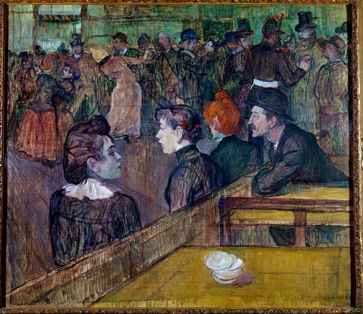 Bal w Moulin de la Galette autorstwa Henri de Toulouse Lautrec
