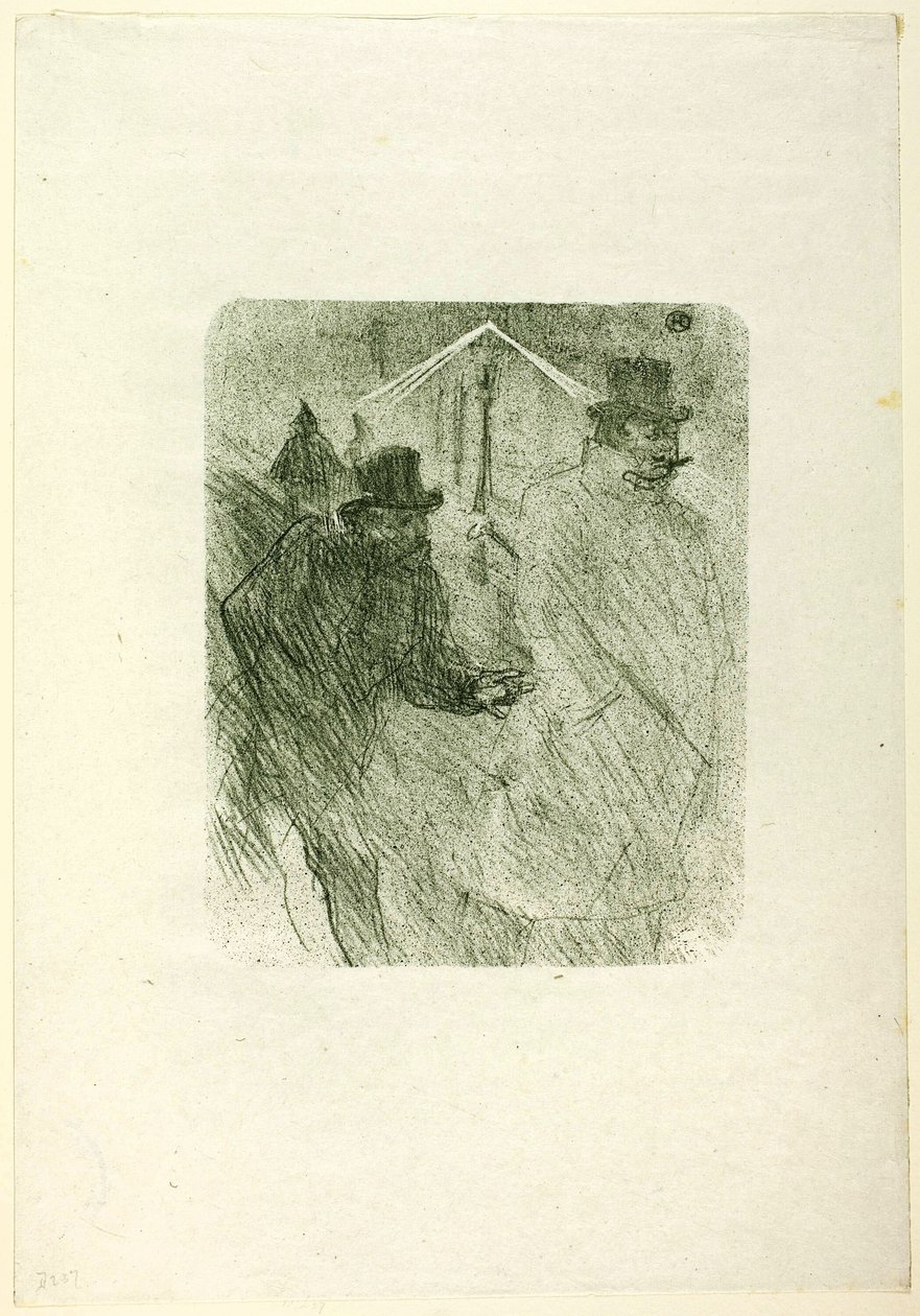 Baron Moïse Begging, z Au Pied du Sinaï autorstwa Henri de Toulouse Lautrec