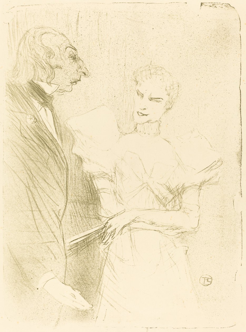 Brandes i Leloir w Cabotins Brandès i Leloir w Cabotins, 1894. autorstwa Henri de Toulouse Lautrec