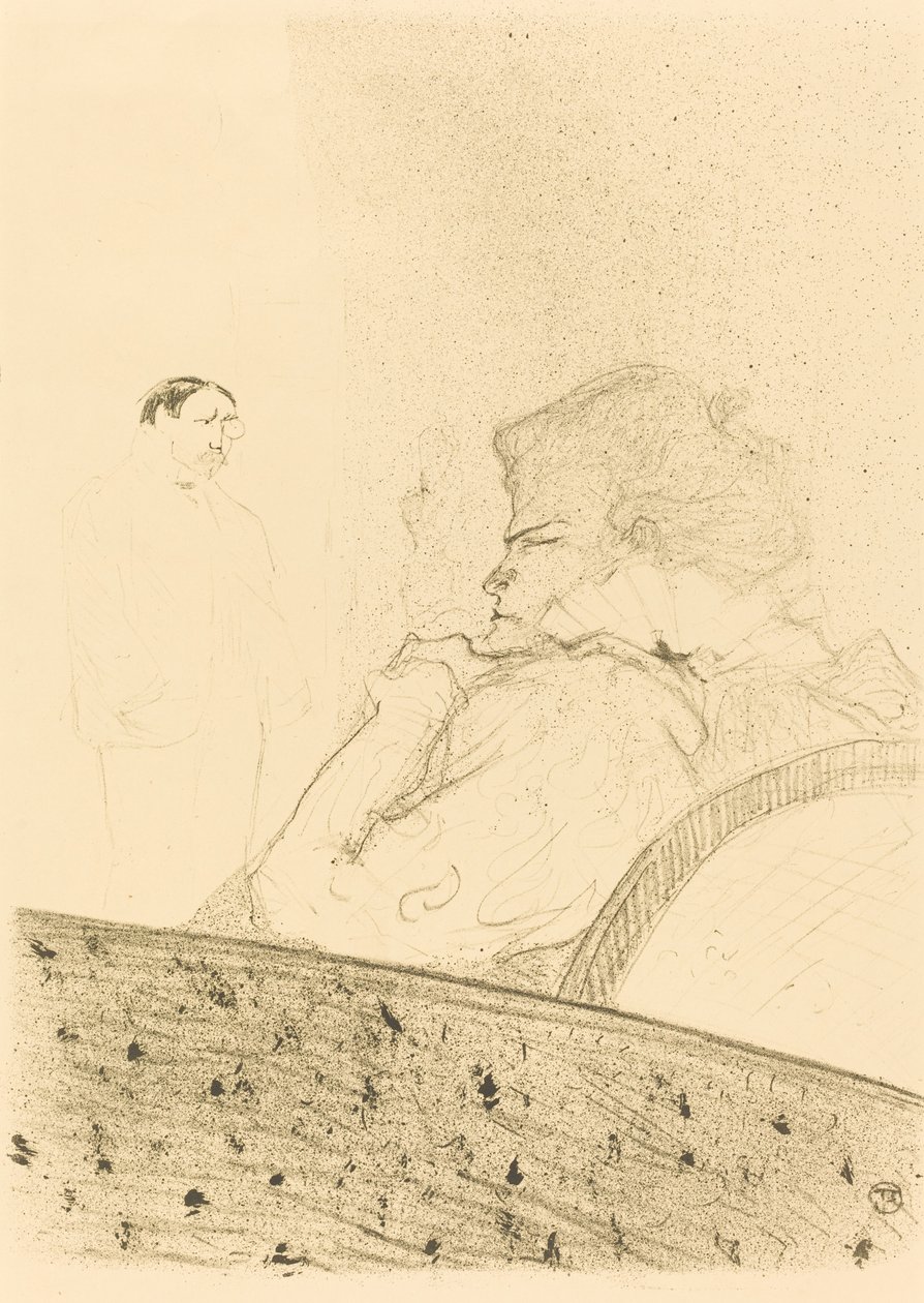 Marki w jego pudełku autorstwa Henri de Toulouse Lautrec